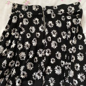 Floral circle skirt